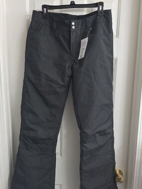 Men's Dark Gray Insulated Snow Pants